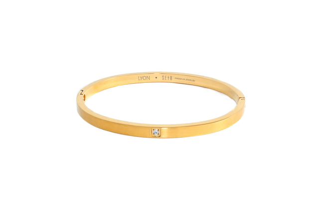 Lyon Titanium Gold Bracelet