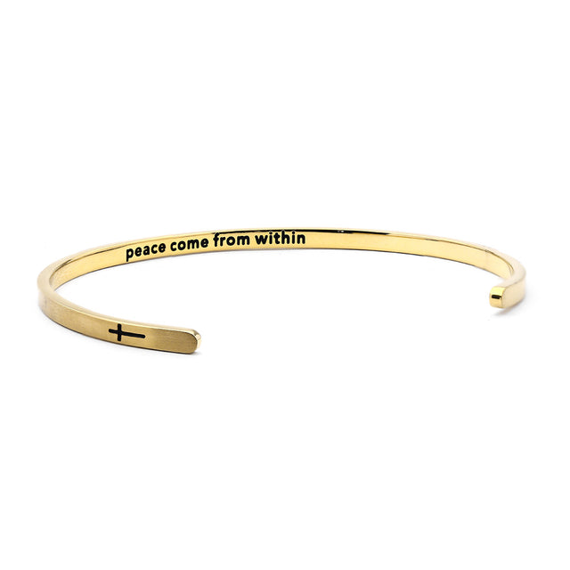 Golden Friendship Titanium Bracelet