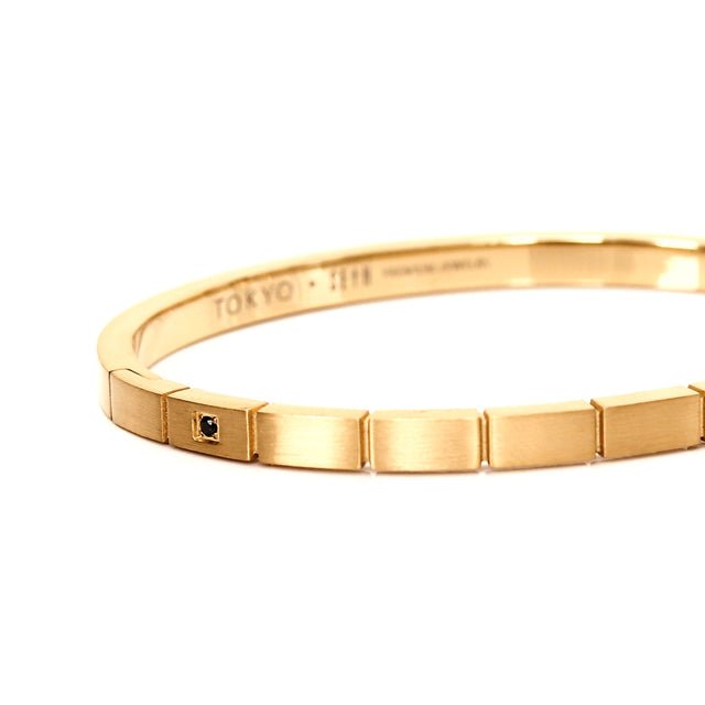Tokyo Matte Gold Titanium Bracelet